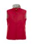 Basic Softshell Vest Ladies Red
