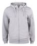 Basic Active Hoody Full Zip Grey Melange