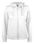 Basic Active Hoody Full Zip Women White