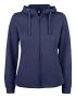 Basic Active Hoody Full Zip Women Dark Navy
