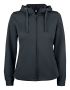 Basic Active Hoody Full Zip Women Black