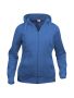 Basic Hoody Full Zip Women Royalblue