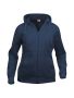 Basic Hoody Full Zip Women Dark Navy