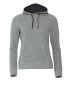 Classic Hoody Women Grey Melange