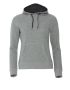 Classic Hoody Women Grey Melange