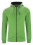 Classic Hoody Full Zip Green Melange