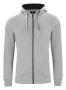 Classic Hoody Full Zip Grey Melange