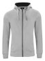 Classic Hoody Full Zip Grey Melange