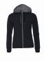 Classic Hoody Full Zip Women Black