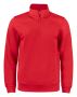 Basic Active Half Zip Junior Red