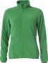Basic Micro Fleece Jacket Women Apple Green