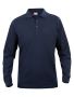 Basic Polo L/S Junior Navy Blue