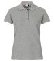 Heavy Premium Polo Women Grey Melange