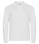 Stretch Premium Polo L/S White