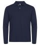 Stretch Premium Polo L/S navy