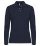 Stretch Premium Polo L/S Women navy