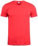 Basic-T V-neck Red