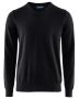 Brockton Cotton V-Neck Black