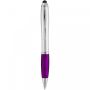 Nash stylus ballpoint with coloured grip Grey