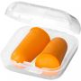 Serenity earplugs with travel case ORANGE