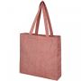 Pheebs 210 g/m² recycled gusset tote bag 13L Heather red
