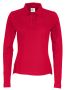 Pique Long Sleeve Lady Red