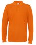 Pique Long Sleeve Man Orange