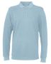 Pique Long Sleeve Man Sky Blue