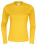 T-shirt Long Sleeve Lady Yellow