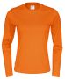 T-shirt Long Sleeve Lady Orange