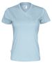 T-shirt V-neck Lady Sky Blue