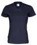 T-shirt V-neck Lady Navy