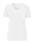 Stretch V-neck Lady White