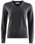 W's Brockton Cotton V-Neck Dark grey