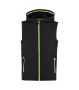 Zamora hooded vest man Black