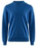 Wilton Merino Crew Neck Dark blue