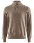 Brockton Cotton Halfzip Beige