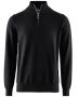 Brockton Cotton Halfzip Black