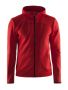 Leisure Full Zip Hood M Bright Red/Black/Grey Melange