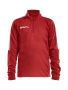 Progress Halfzip LS Tee JR Bright Red