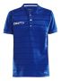 Pro Control Button Jersey Jr Club Cobolt/White