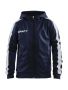 Pro Control Hood Jacket Jr Navy/White