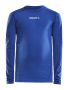 PRO Control Compression Long Sleeve Jr Club Cobolt