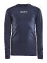 PRO Control Compression Long Sleeve Jr Navy