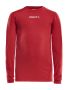 PRO Control Compression Long Sleeve Jr Bright Red