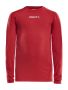 PRO Control Compression Long Sleeve Jr Bright Red