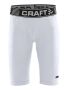 Pro Control Compression Short Tights Jr White