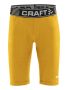 Pro Control Compression Short Tights Jr Sweden Yellow