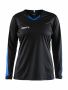 Progress Jersey Contrast LS W Black/Royal Blue