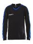 Progress Jersey Contrast LS Jr Black/Club Cobolt